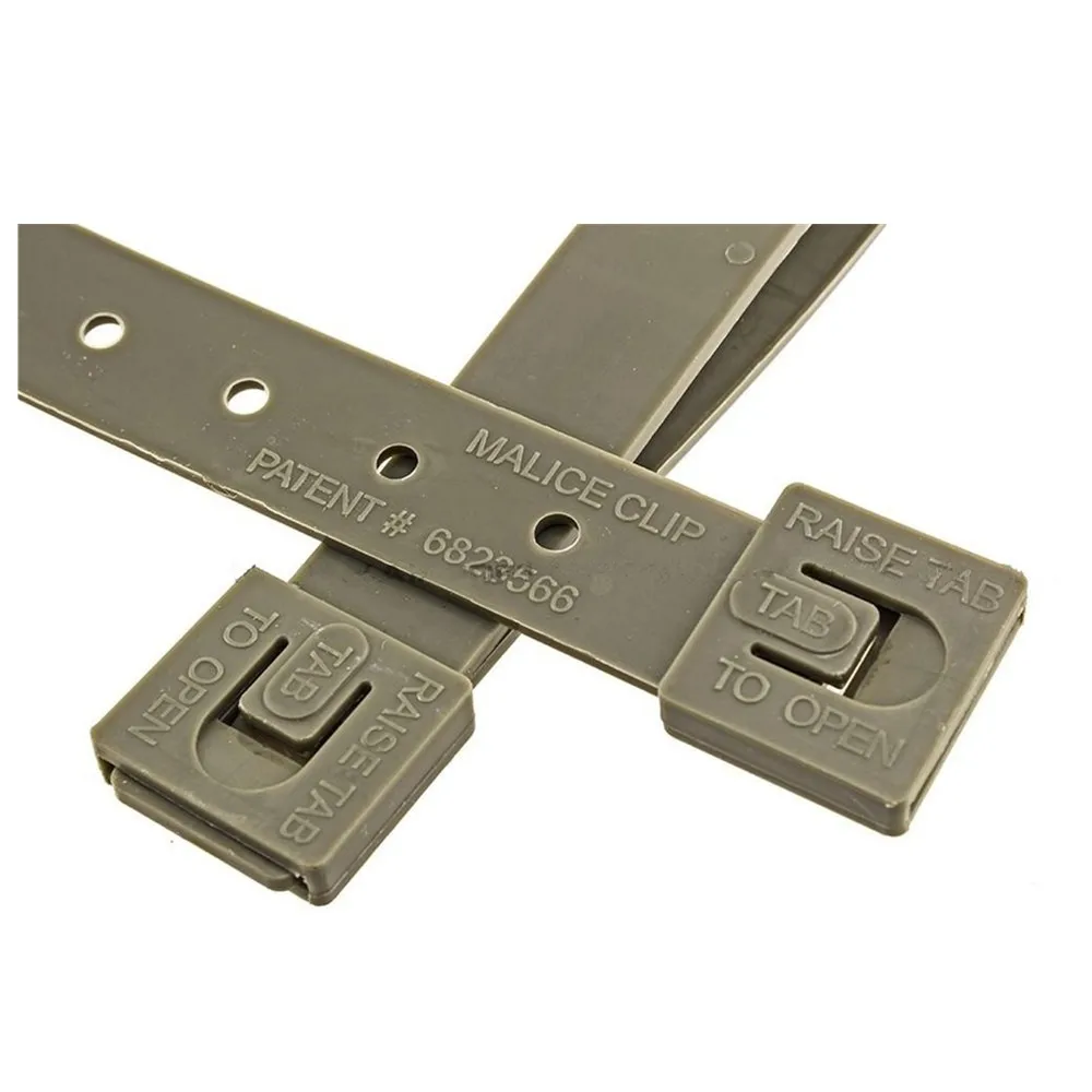 Malice clip for MOLLE System 5 Long 4 packs OD green [BD8231] (3)