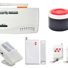 4 Проводной 6 Беспроводных Зон GSM Сигнализация