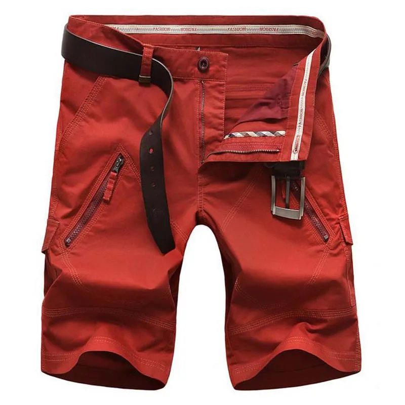 Plus Size 48 50 Men s Shorts 2016 Summer Leisure CARGO Shorts 4 Color Straight Loose