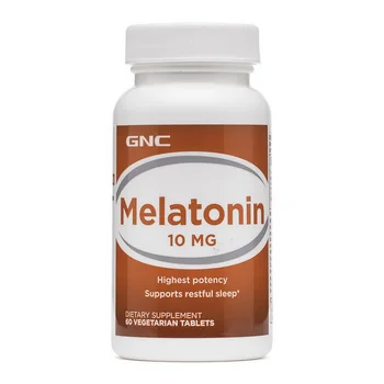 

Free Shipping Melatonin 10 mg Highest potency supports restful sleep 60 pcs