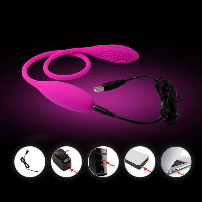 Double Anal Vibrators For Men Women 7 Speed G-spot Vibration eggs Rechargeable Sex Product Adult Sex Toys For Adults Couple (9)