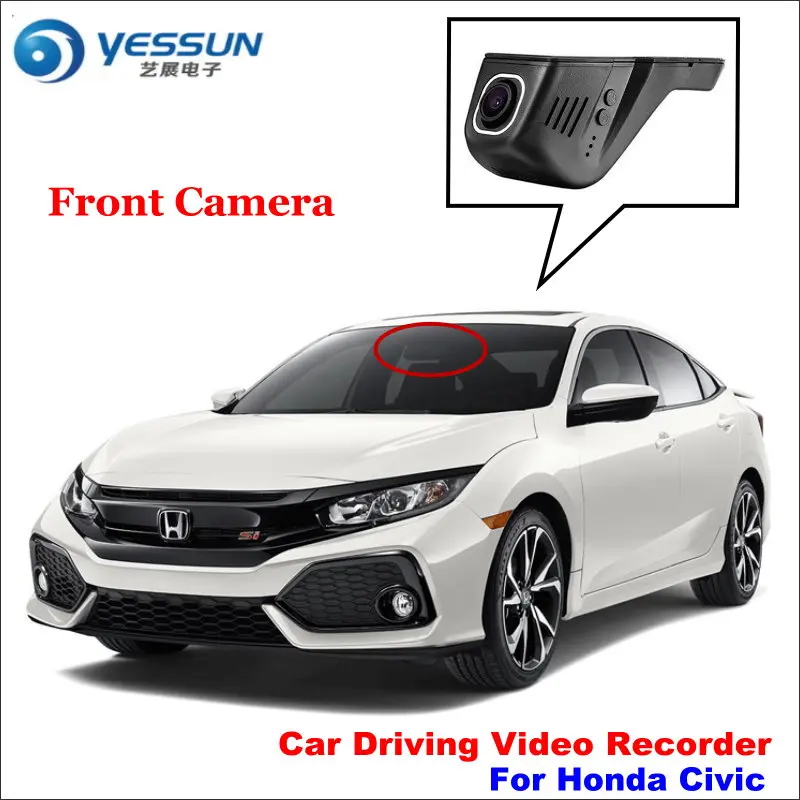 YESSUN Автомобильный dvr вождения видео регистраторы для Honda Civic фронтальная камера Авто регистраторы Head Up Plug P 1080 P Wi Fi телефон APP