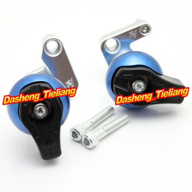 

Motorcycle CNC Stator Cover Slider Frame Crash Protector For Kawasaki Ninja ZX10R 2008 2009 2010 ZX-10R 08 09 10, Blue Color