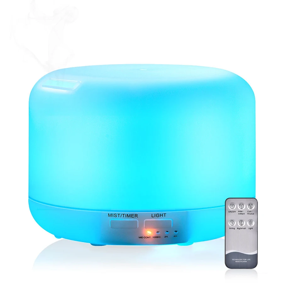 

Colorful LED Night light 300ml Humidifier Essential Oil Diffuser Cool Mist Air Maker Humidifiers with Remote Control