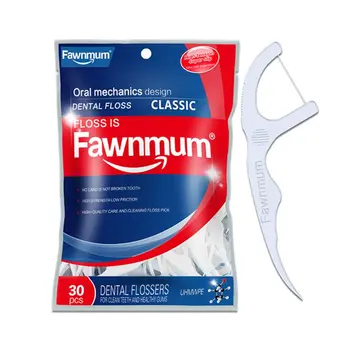 

30pcs Dental Floss Flosser Brush Tooth Picks Oral Care Teethpick Oral Hygiene 8cm