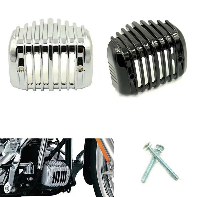 

Chrome New Stock Voltage Regulator Cover Guard for Harley Blackline FXS 2013 Breakout FXSB Fatboy FLSTF EFI FLSTFI Firefighter