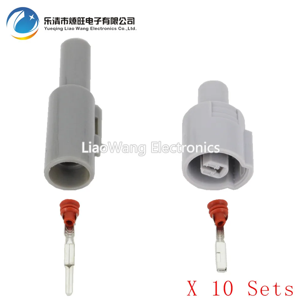 

10 Sets 1Pin 2.2 series machine oil sensor plug car waterproof connector with terminal DJ7011Y-2.2-11 / 21 1P plastic connector