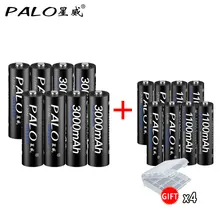 new 8pcs AA Rechargeable Batteries 3000mAh 1.2V AA+Ni-MH AAA Battery 1100mAh rechargeable batteries 3A AA Battery for toys power