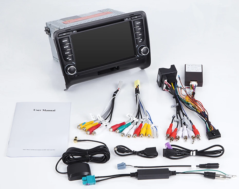 Discount IPS 2 Din 7" Android 9 Octa Core Radio GPS Navigation Car DVD Player for Audi TT MK2 8J 2006 2007 2008 2009 2010 2011 2012 19