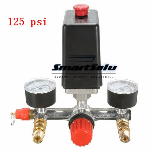 Бесплатная доставка 1 шт. 125 PSI порт переключатель давления для воздушного
