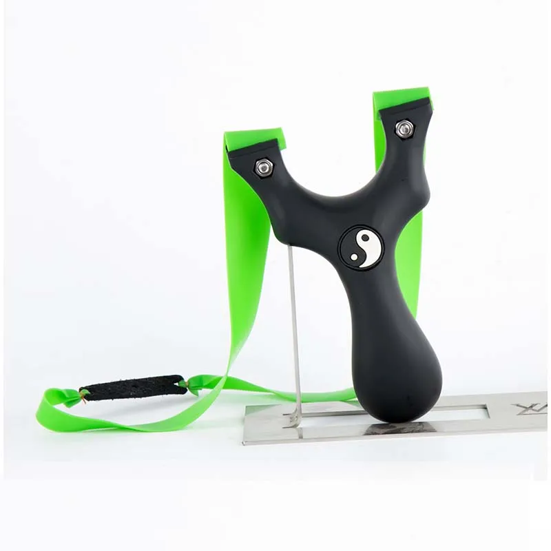 

Slingshot for Hunting Powerful Catapult with flat Rubber Band Outdoor Pocket Shooting Game Resin SlingShots free shipping