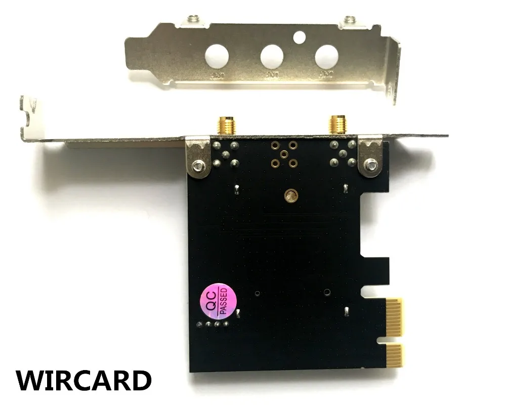 WIRCARD беспроводной-AC 8265 867 Мбит/с 802.11AC двухдиапазонный Настольный PCI-E WiFi адаптер карта с разъемом PCI Express для Intel 8265AC+ Bluetooth 4,2