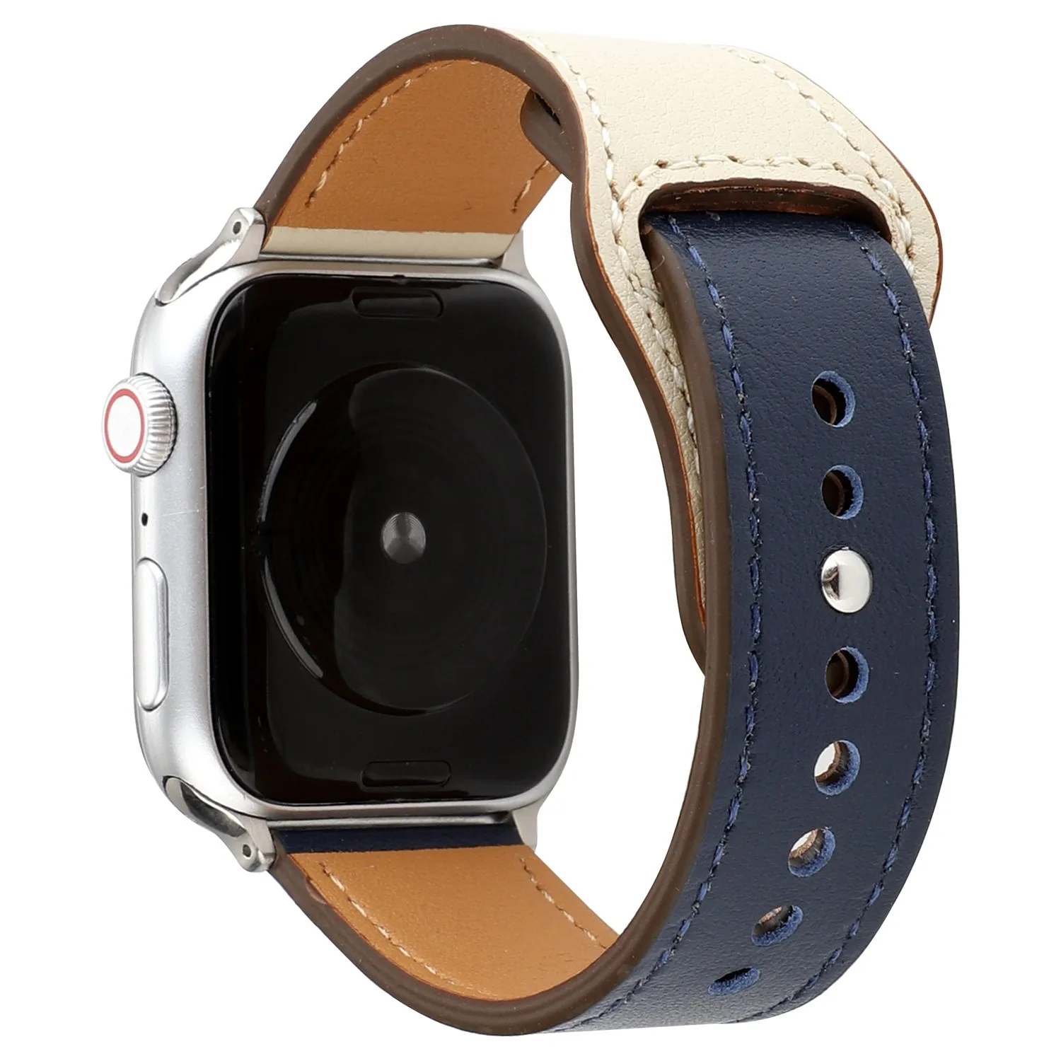 Ремешок для часов из натуральной кожи Apple Watch Series 1 2 3 4 42 мм 38 44 40 браслет iWatch Band