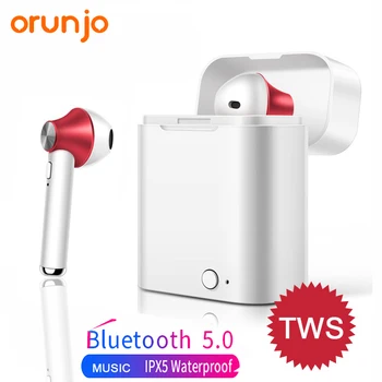 

Orunjo D10 TWS Bluetooth Earphones Wireless Headset Earbuds Touch Control Running Sport Stereo Bass With Mic Noise Reduction