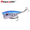 Señuelo de pesca Popper Mini Wobblers 4cm 3g, cebo de pesca artificial Crankbait 6 #, anzuelo de acero al carbono, Señuelos de Pesca isca, 1 Uds. ► Foto 3/6