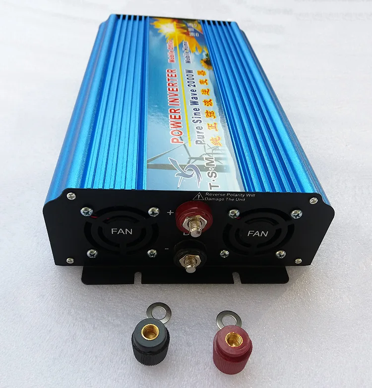 

Off Grid 2000W Pure Sine Wave Power Inverter 12V DC to 120V AC 60HZ for Home Use