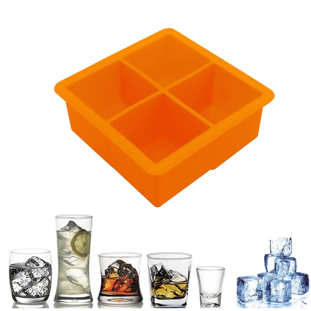 Ice Cube Mould Ice Cube Maker Storage Containers Frozen Ice Cream DIY Mold Reusable Home Made Ice Tray Decorating DIY Tools