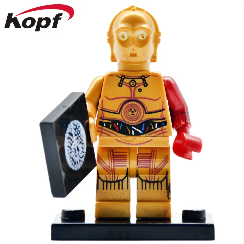 Космический Obi Wan Kenobi Chirrut Imwe Baez Princess Leia Han Solo кирпичи фигурки строительные блоки игрушки для детей PG665 - Цвет: PG653 Without Box