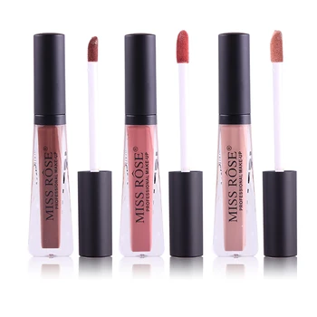 Miss rose velvet matte lip gloss 24 colors waterproof liquid lipstick sexy red colors lip paint 5ml MS094 2