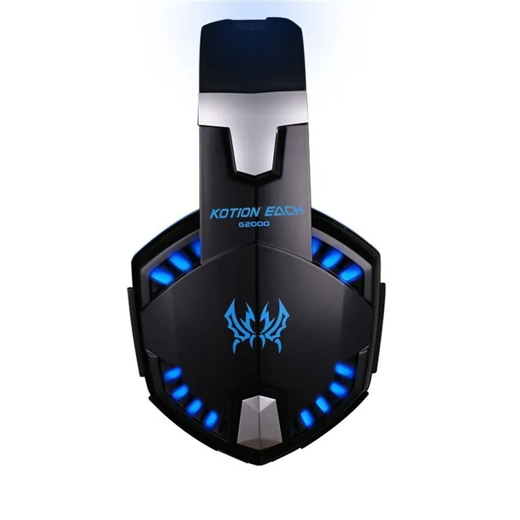 Bests Stereo Hifi PC Gamer Gaming Head Phones With Microphone Dazzle Lights Glow Game Music Headset (4)