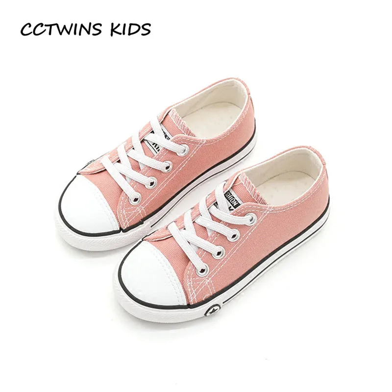 

CCTWINS KIDS 2018 Spring Boy Fashion White Trainer Children Black Canvas Shoe Toddler Brand Sport Sneaker Baby Girl F2045