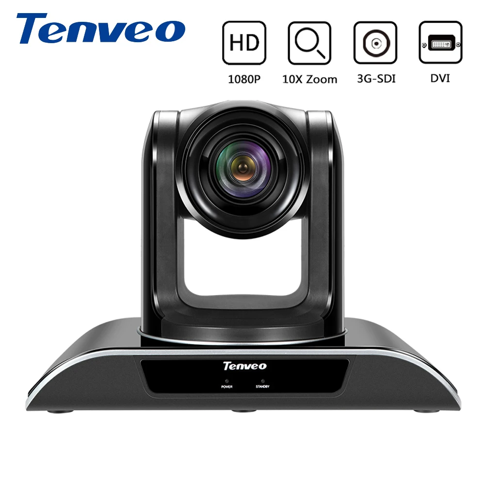 Камера Tenveo VHD10N Full HD 1080P PTZ для видеоконференции 10X Zoom SDI камера с 3G синхронный выход