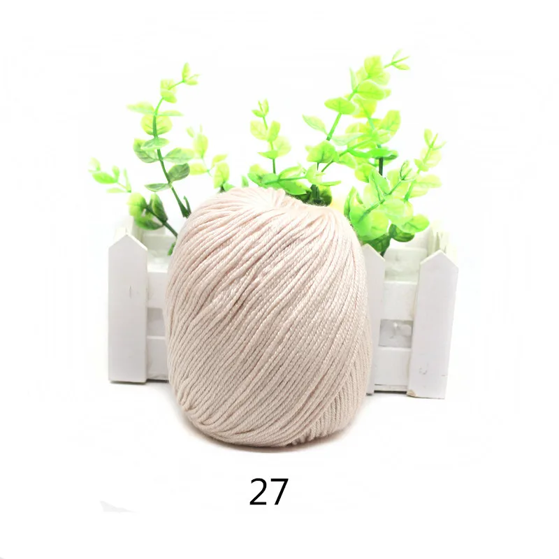 27 10pcs 10 шт. вязаные шапки Экологичный Нанометр Белок Бархат Пряжи Молока кожи бархат Пряжи 500 г/лот пряжа лента - Цвет: 27 10pcs