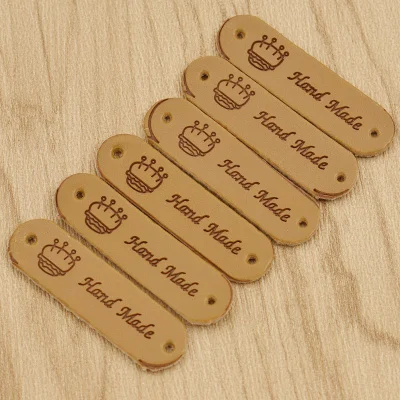 2 20 шт. с рисунком из мультфильма, рукоделие из искусственной кожи, этикетка для рукоделия, рукоделие, рукоделие, одежда, шляпа, шитье на бирках, украшение - Цвет: 2