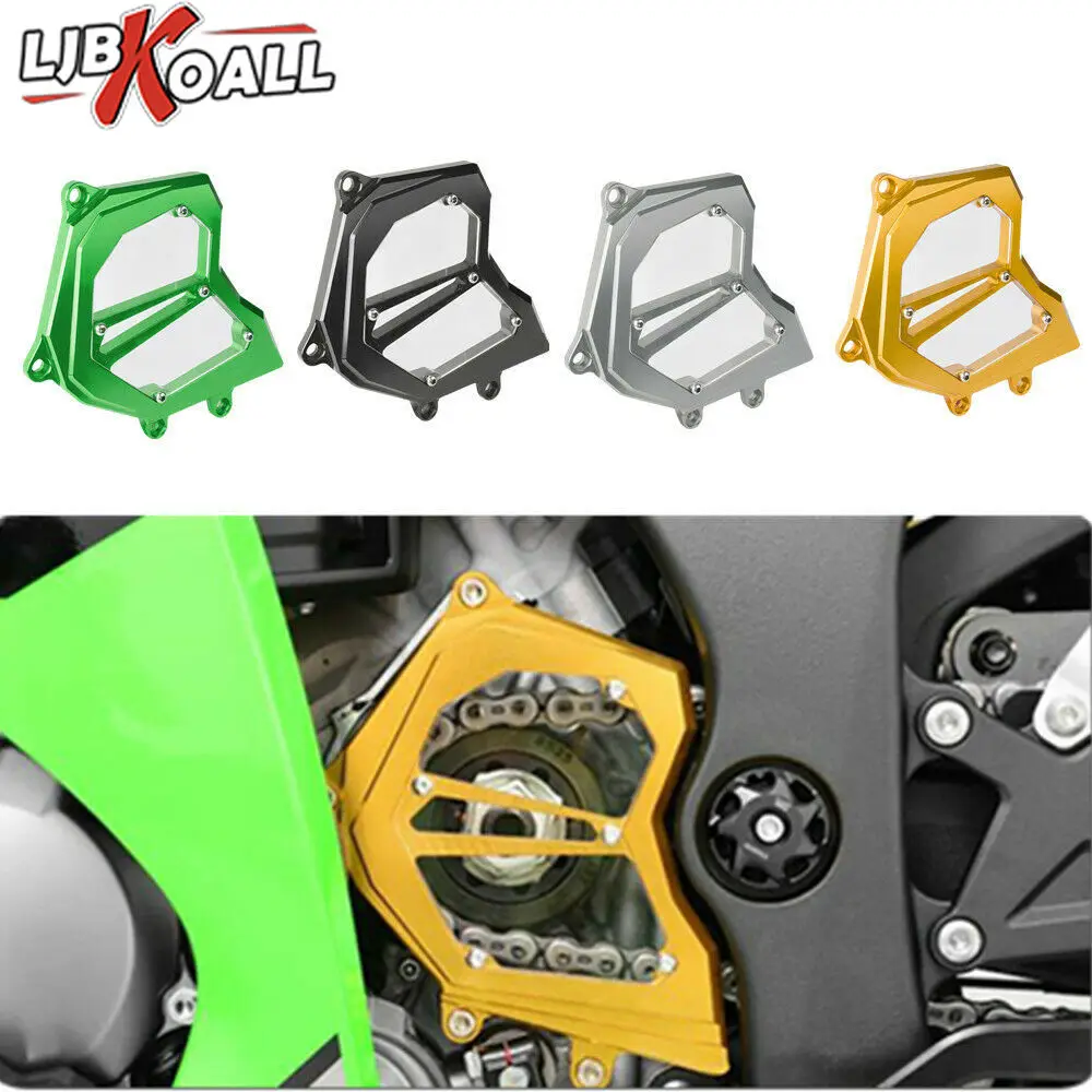 

ZX-10R Motorcycle Front Sprocket Chain Guard Cover Left Side Engine Cover For Kawasaki ZX10R 2011 2012 2013 2014 2015 2016