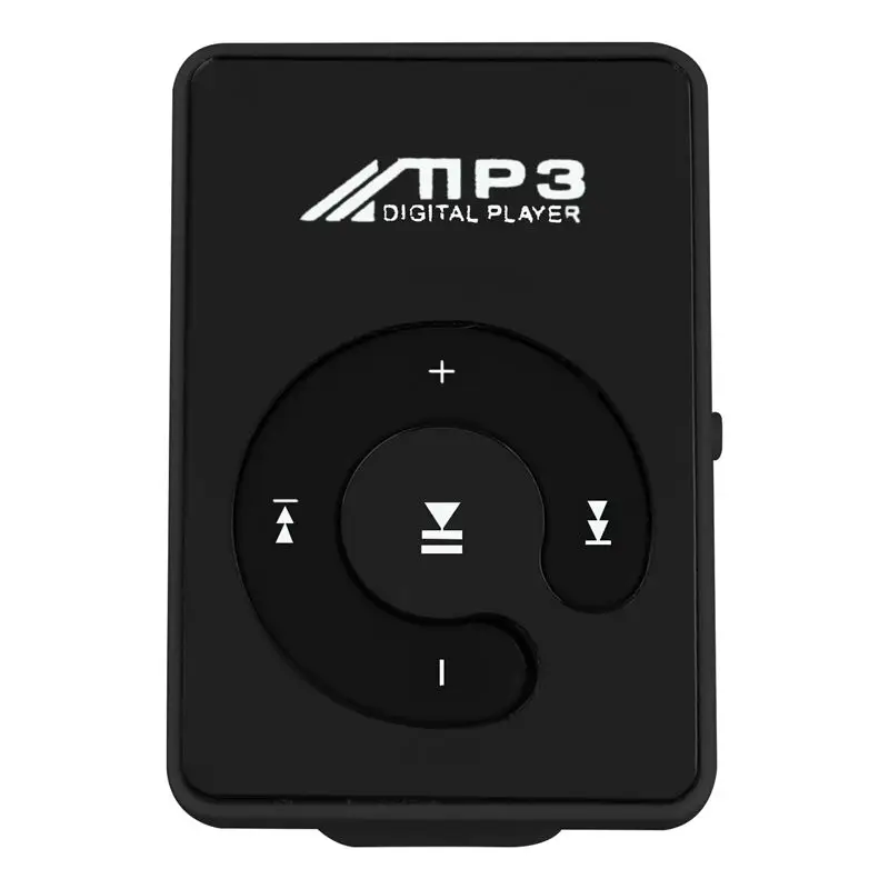 TTKK Мини Зеркало Клип USB цифровой Mp3 музыкальный плеер Поддержка 8 Гб SD TF карты фиолетовый/черный/синий/зеленый/розовый/белый