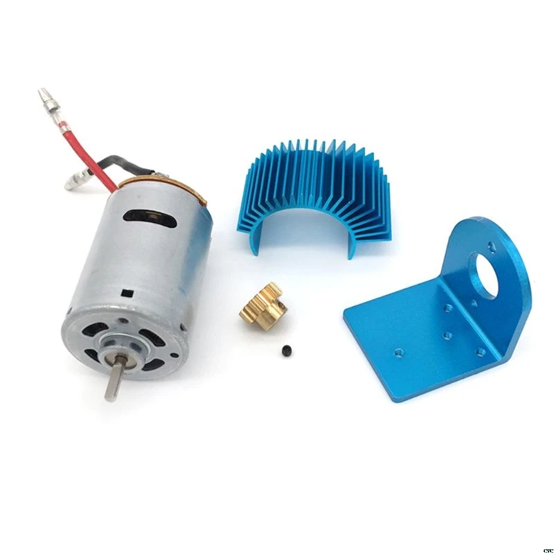 Мотор 540 + редуктор 17T радиатор двигателя для Wltoys 12428 12423 1/12 Запчасти