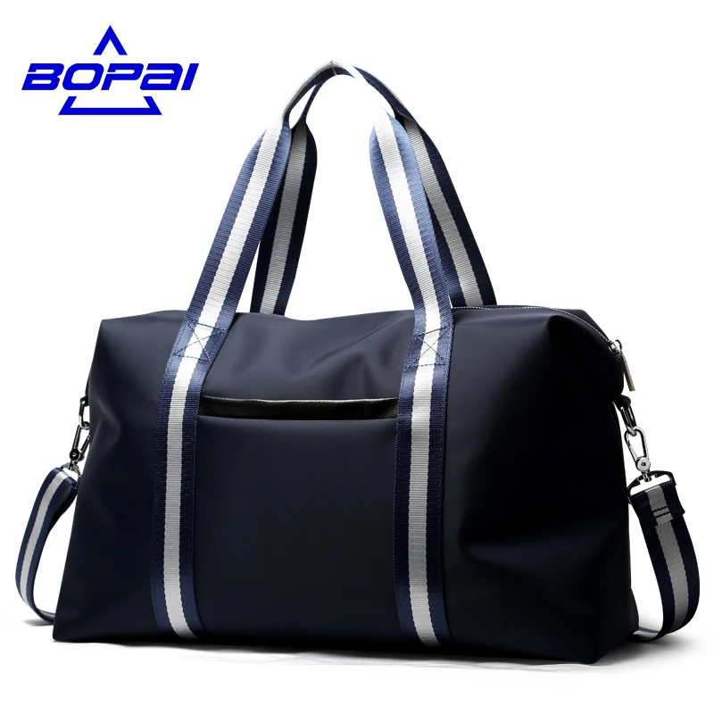 BOPAI Fashion WaterProof Travel Bag Large Capacity Bag Women nylon Folding Bag Unisex Luggage Travel Handbags Free Shipping