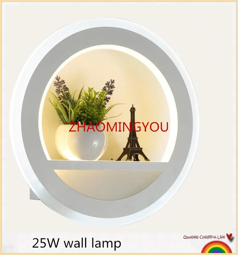 

YOU 10PCS 25W wall lamp light with flower tower AC90-265V segment remote control led wall light for bedroom living room