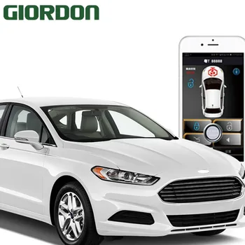 

Smartphone car alarm system compatible with ios and android phone car engine start stop system remote Smart key PKE car