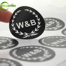 Leotriting 1000 шт Пользовательские белые/Черные виниловые самоклеющиеся наклейки индивидуальные приглашение на празднование свадьбы подарочные коробки на день рождения наклейки