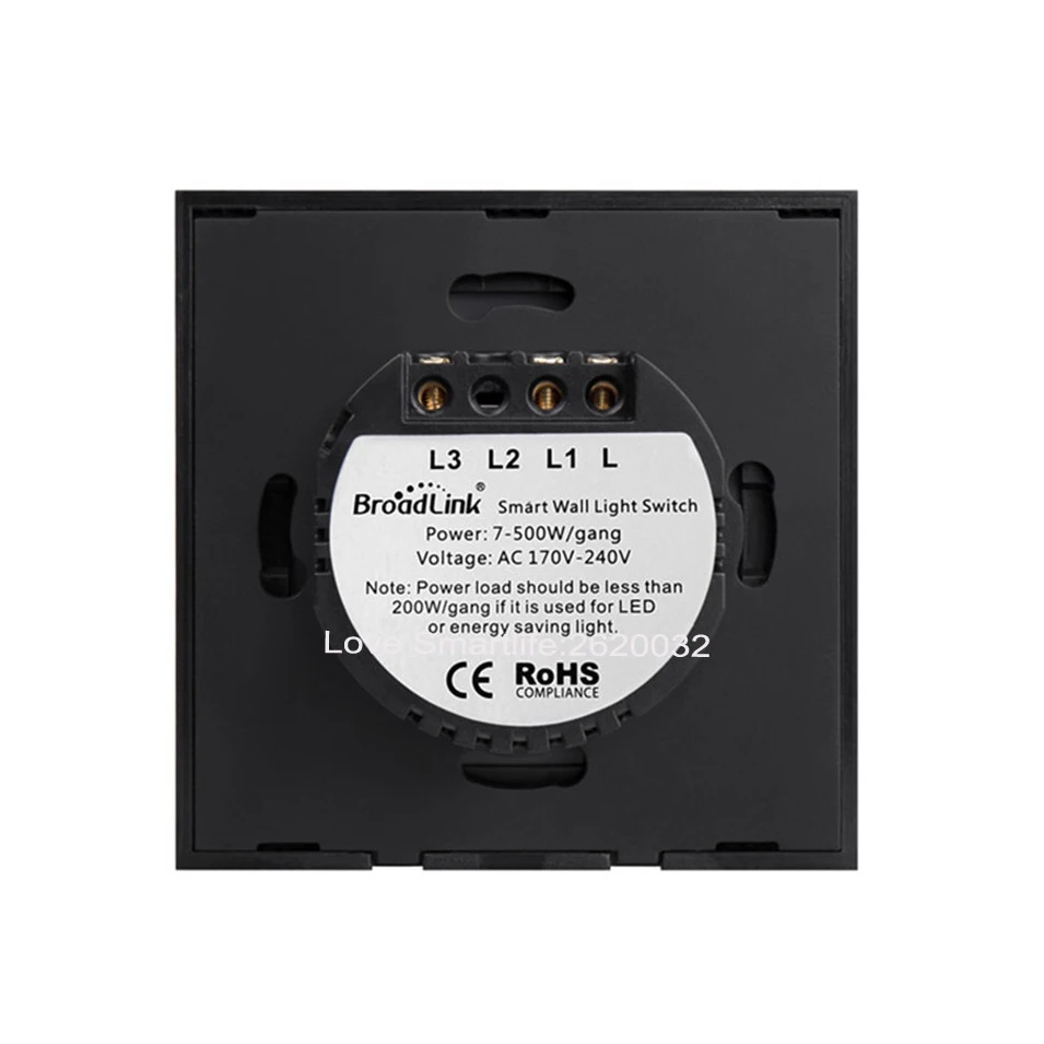 Умный настенный сенсорный выключатель Broadlink TC2 с Wi Fi EU 1gang 2gang 3gang US UK RM2 RM Pro