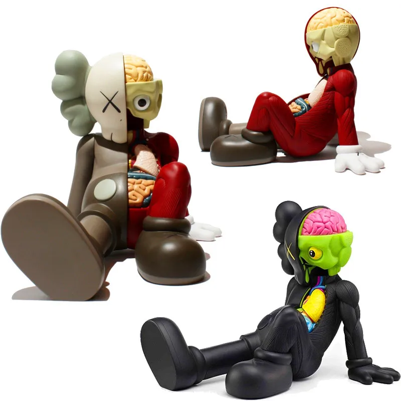 

Free Shipping Originalfake KAWS Dissected Companion PVC Action Figure Collectible Model Toy RETAIL BOX 21cm