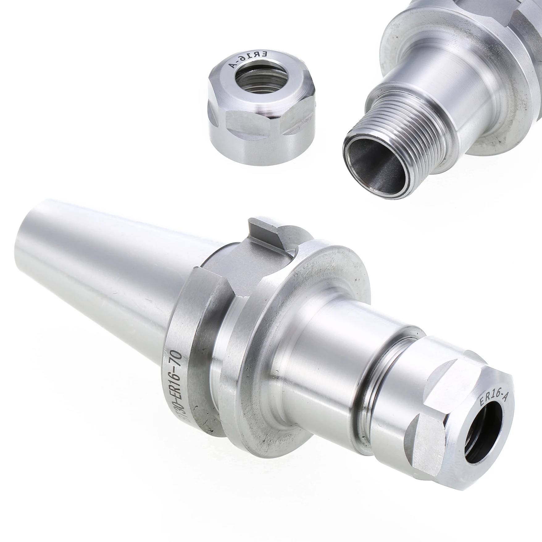 

New BT30 ER16 70L Collet Chuck Holder End Mill Tool Holder For CNC Lathe Milling Mahine
