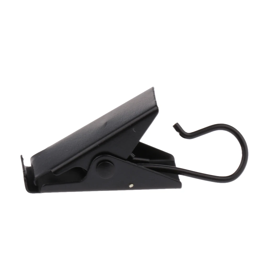30Pcs Curtain Glider Window Treatment, Curtain Clips Hook Hanger, Clothes Line Peg 38mm Black