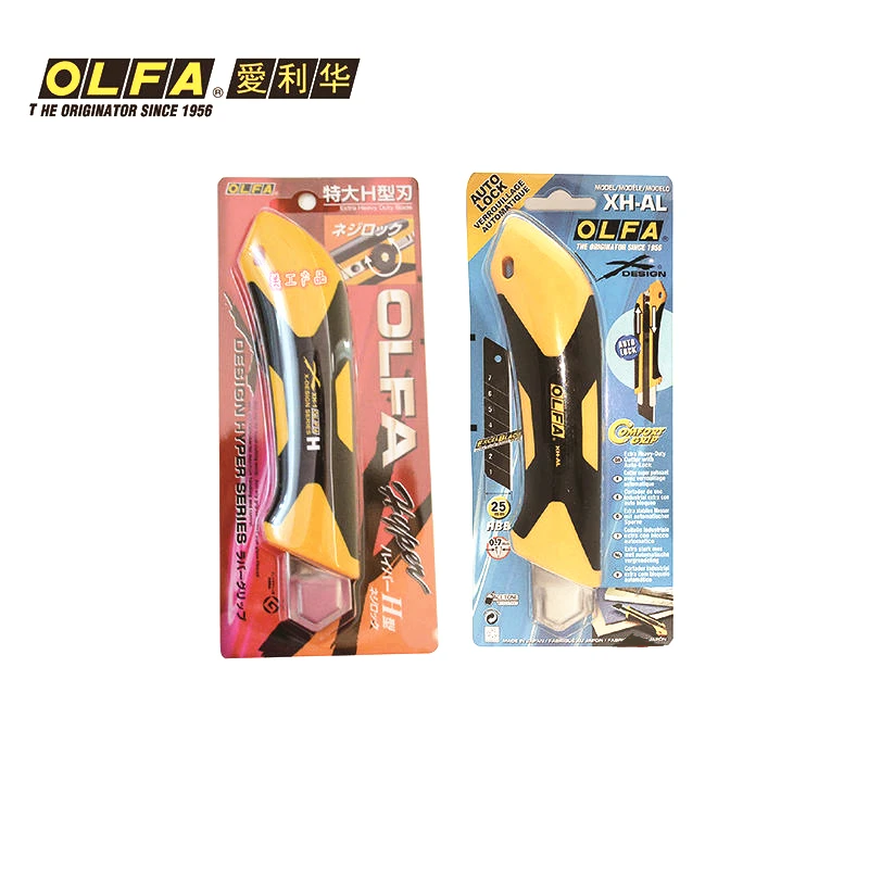 Новое поступление, горячая Распродажа Olfa Xh-1/al, Япония, оригинальные, импортные, сверхпрочные режущие ножи, тонкие пластины 2 размера, лезвия