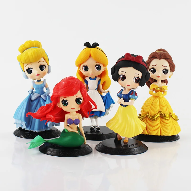Q Posket игрушечная фигурка принцессы Белоснежка белые русалки спутанные спящие