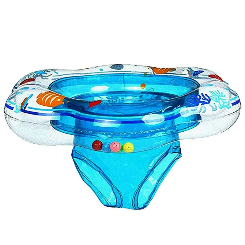 Swimming Baby Accessories Seat Ring Tube Baby Double Airbags Floating PVC Inflatable Baby Swim Float Seat Swimming Safety Circle