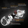 RACBOX – Mini-lentille de projecteur HID Bi xénon, 2.5 pouces, carénage argent noir avec ampoule H1 LED, rétrofit H4 H7, assemblage de phares de voiture, 2 pièces ► Photo 2/6