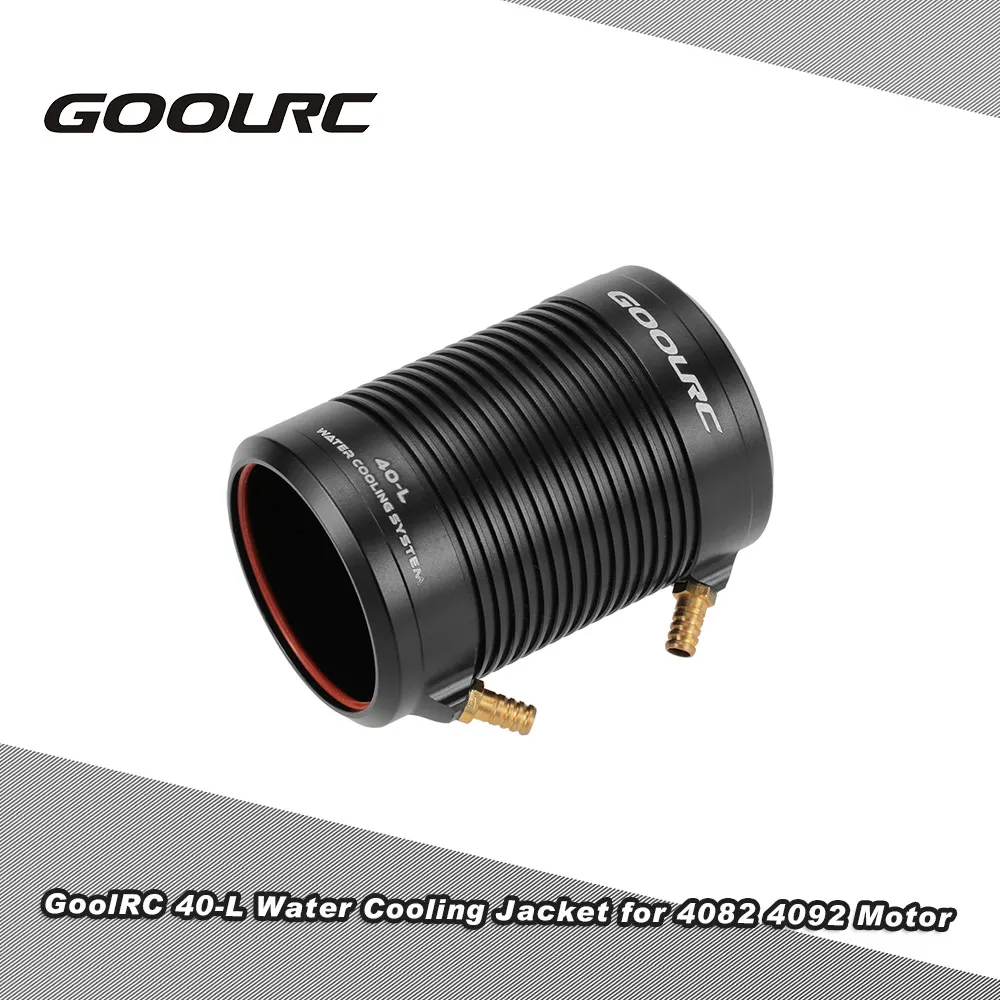 

GoolRC Original RC Boat Parts Motor Brushless Aluminum 40-L Water Cooling Jacket Cover for 4082 4092 RC Boat Brushless Motors