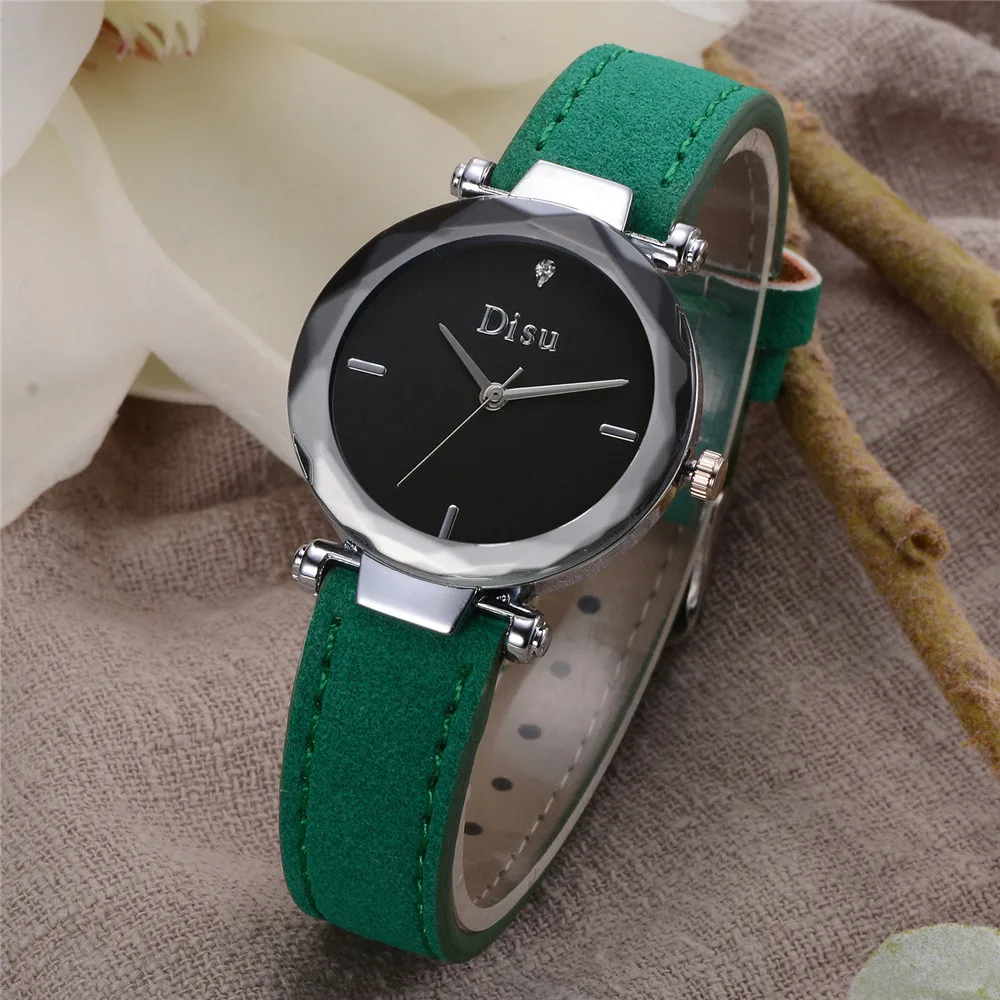 Duobla Лидер продаж Модные женские Ретро дизайн кожаный ремешок часы Аналоговые сплав кварцевые наручные часы relogio feminino Горячая 40Q