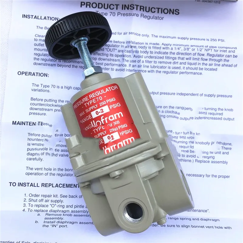 Для BELLOFRAM TYPE70 низкого напряжения 0~ 2psi регулятор напряжения прецизионное давление 960-129-000 Pessure редукционный клапан
