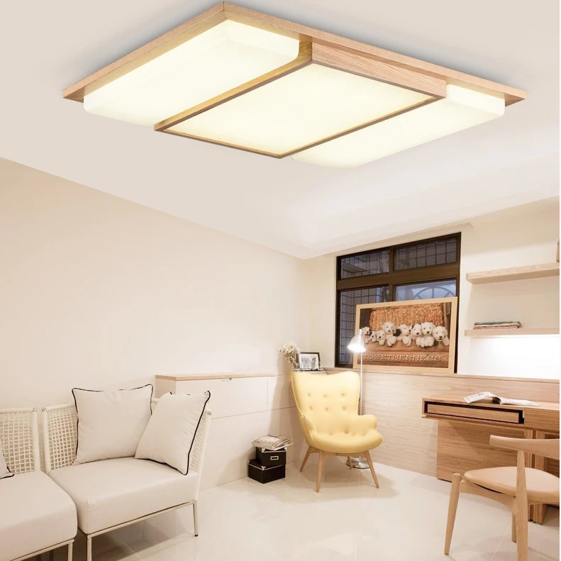 

LED Nordic Wooden Acrylic LED Lamp.LED Light.Ceiling Lights.LED Ceiling Light.Ceiling Lamp For Bedroom Dinning Room