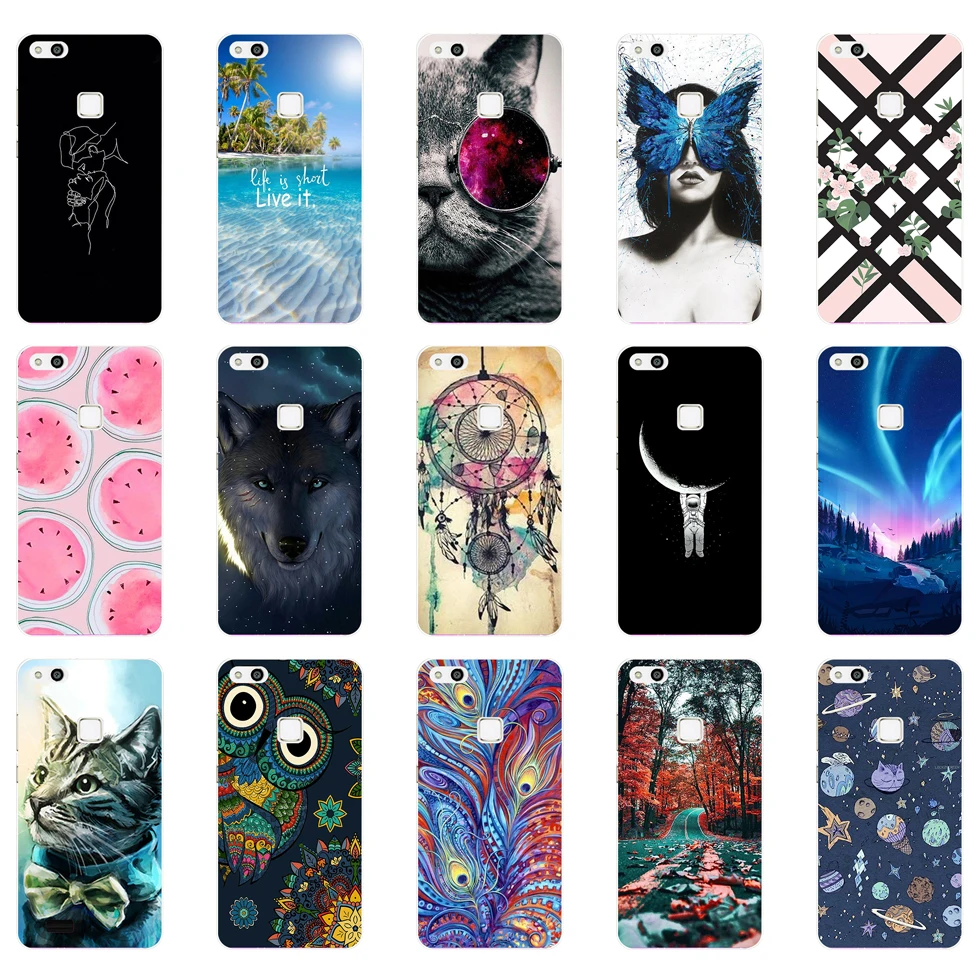 

Q Huawei P10 Lite Case Silicone Phone Case Huawei P10 Lite Soft TPU Phone Case FOR Huawei P10 Lite 5.2 inch Cases Cover