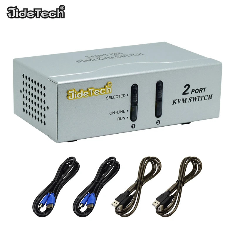 

2 Port HDMI USB KVM Switch 1920*1080@60Hz KVM Switch for Mouse Keyboard Printer USB 3.0 Switcher Adapter Box KVM Switch box