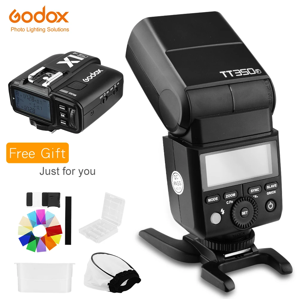 Вспышка Godox TT350F 2 4G HSS TTL GN36 + триггер для фотовспышки Fuji|flash speedlite|flash ttlspeedlite ttl |